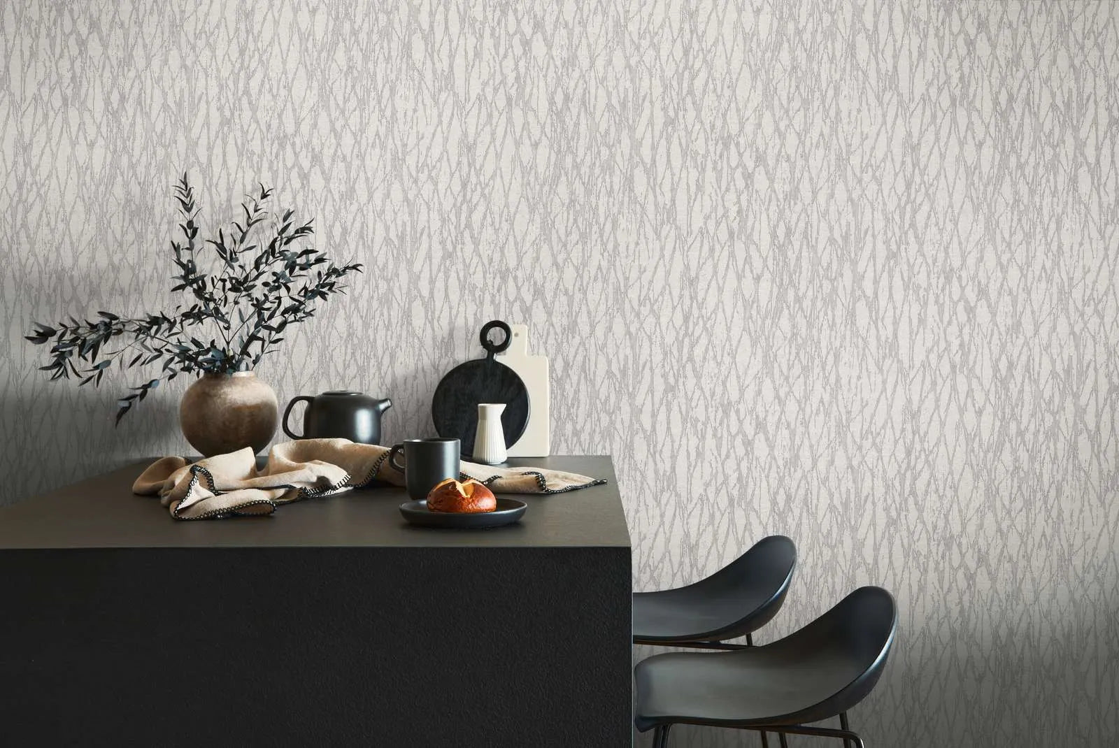 Smart Surfaces - Gridlight plain wallpaper AS Creation