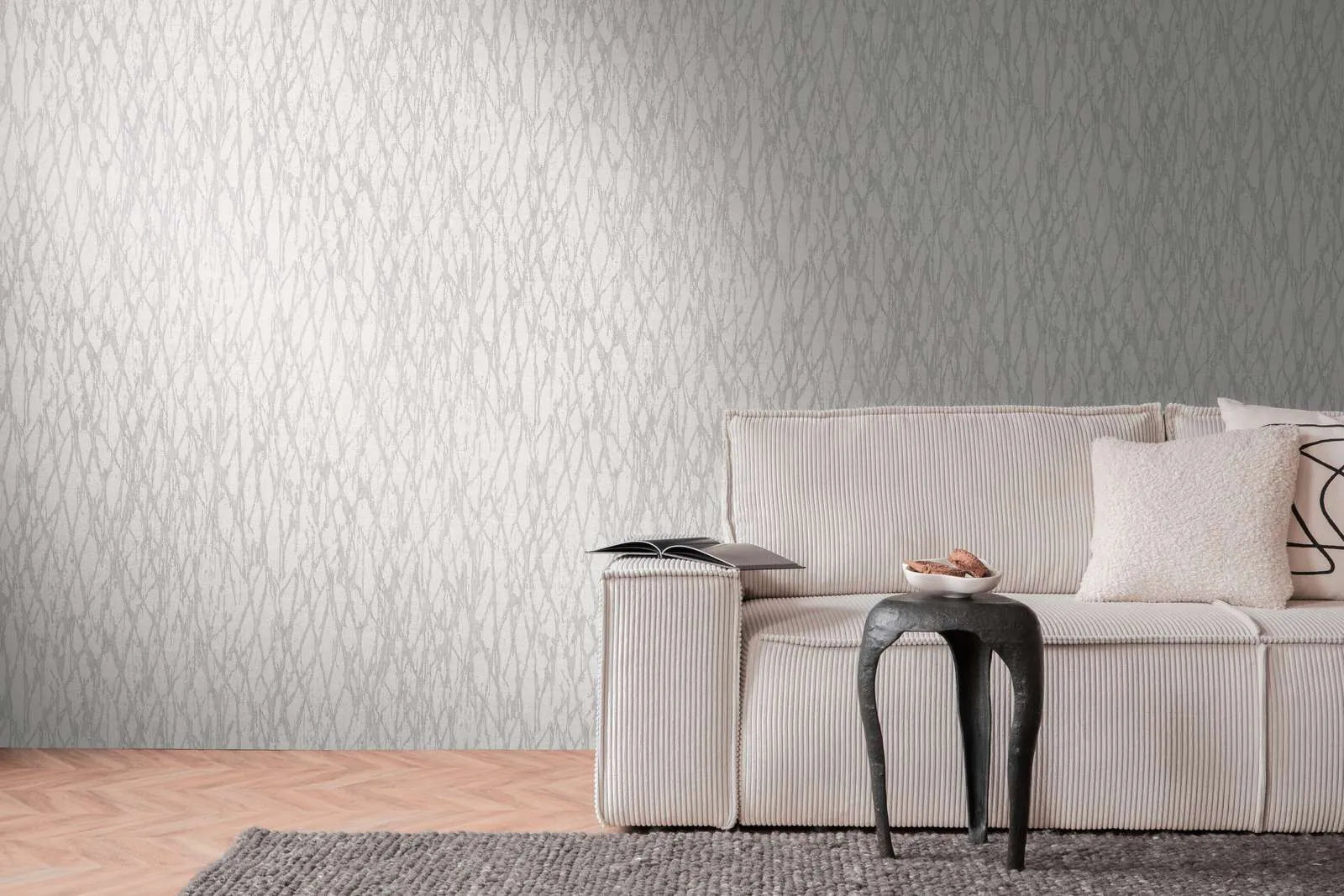 Smart Surfaces - Gridlight plain wallpaper AS Creation