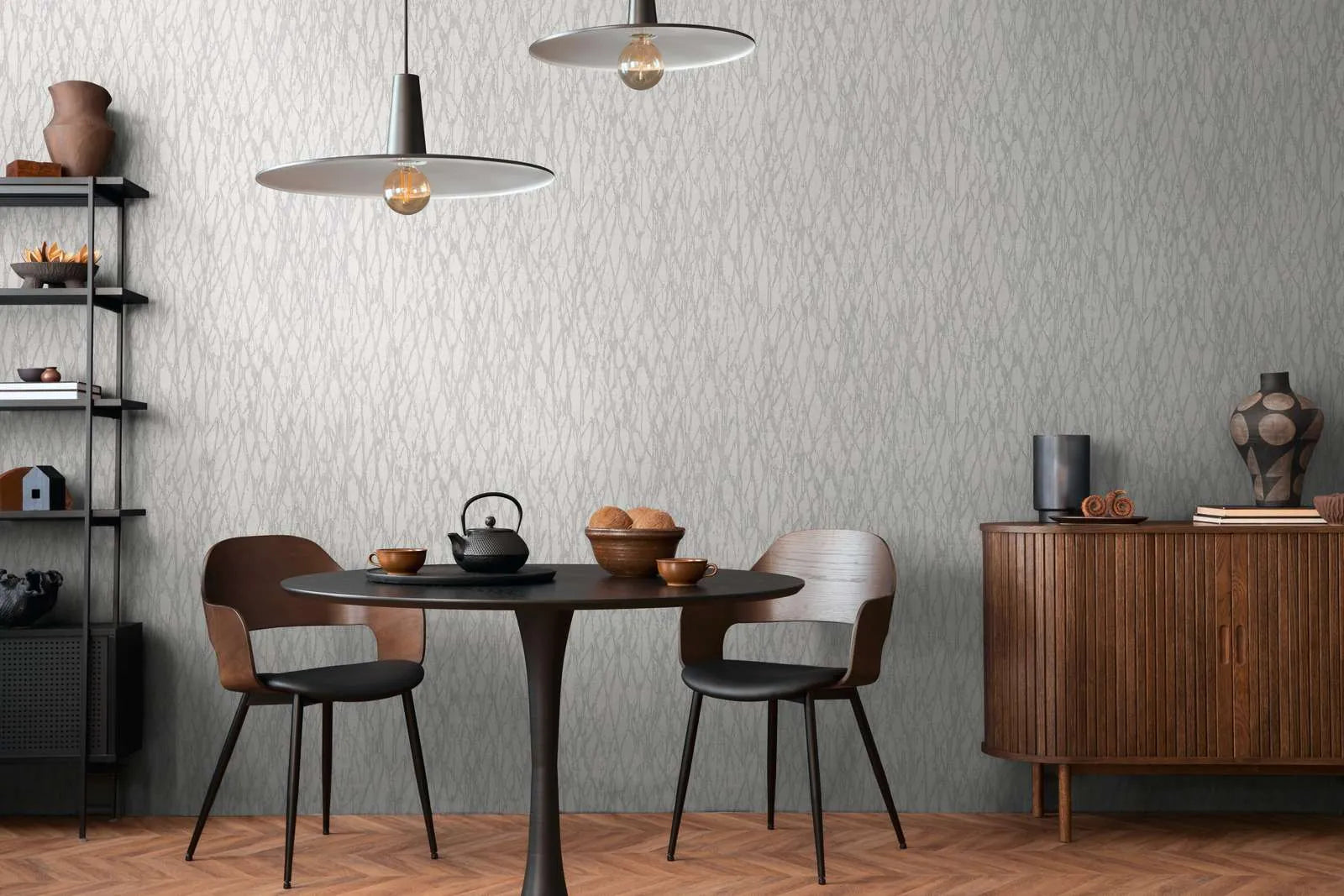 Smart Surfaces - Gridlight plain wallpaper AS Creation