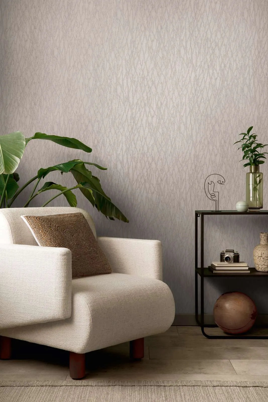 Smart Surfaces - Gridlight plain wallpaper AS Creation