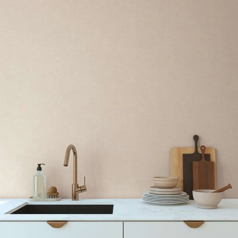 Smart Surfaces - Flaxen plain wallpaper AS Creation