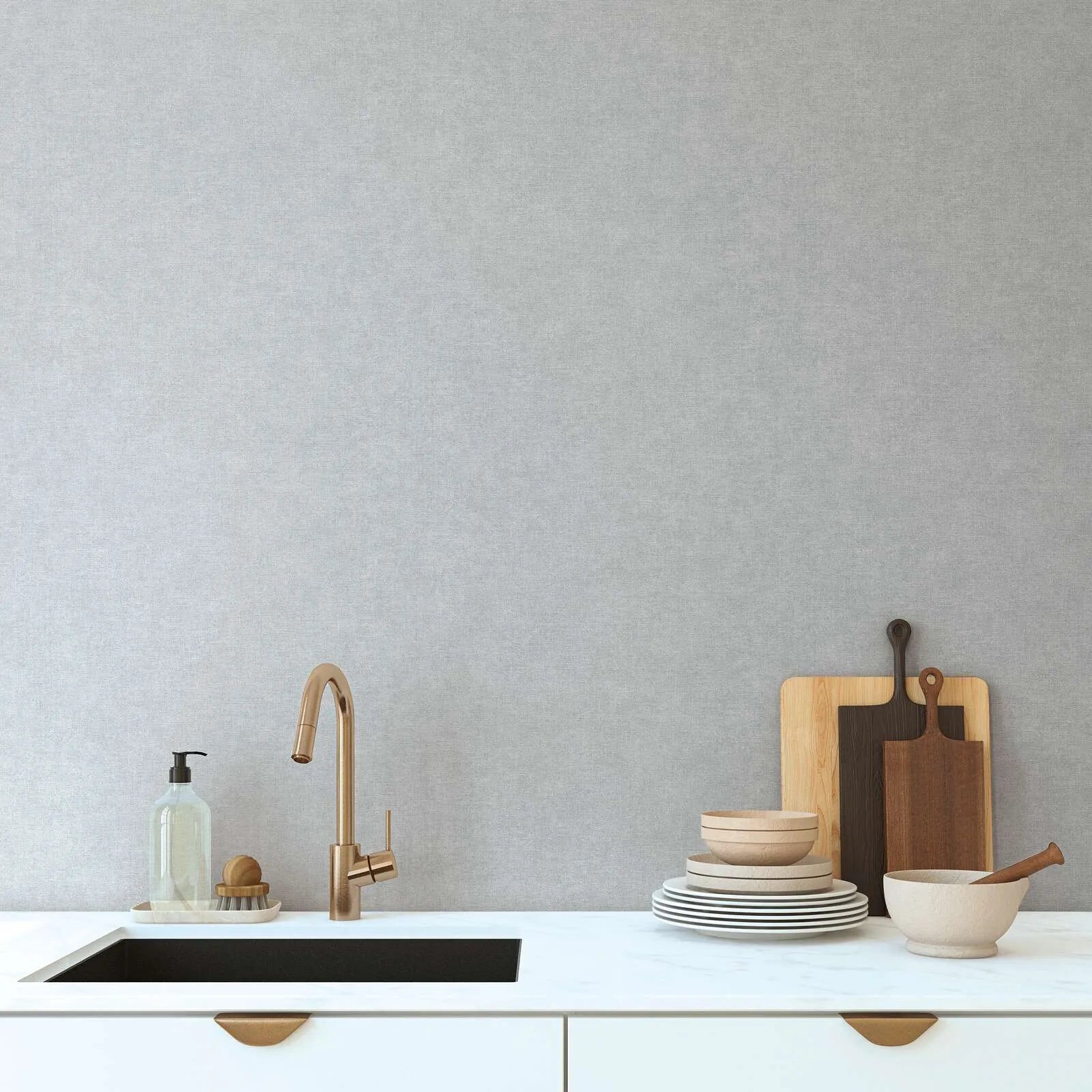 Smart Surfaces - Everett plain wallpaper AS Creation
