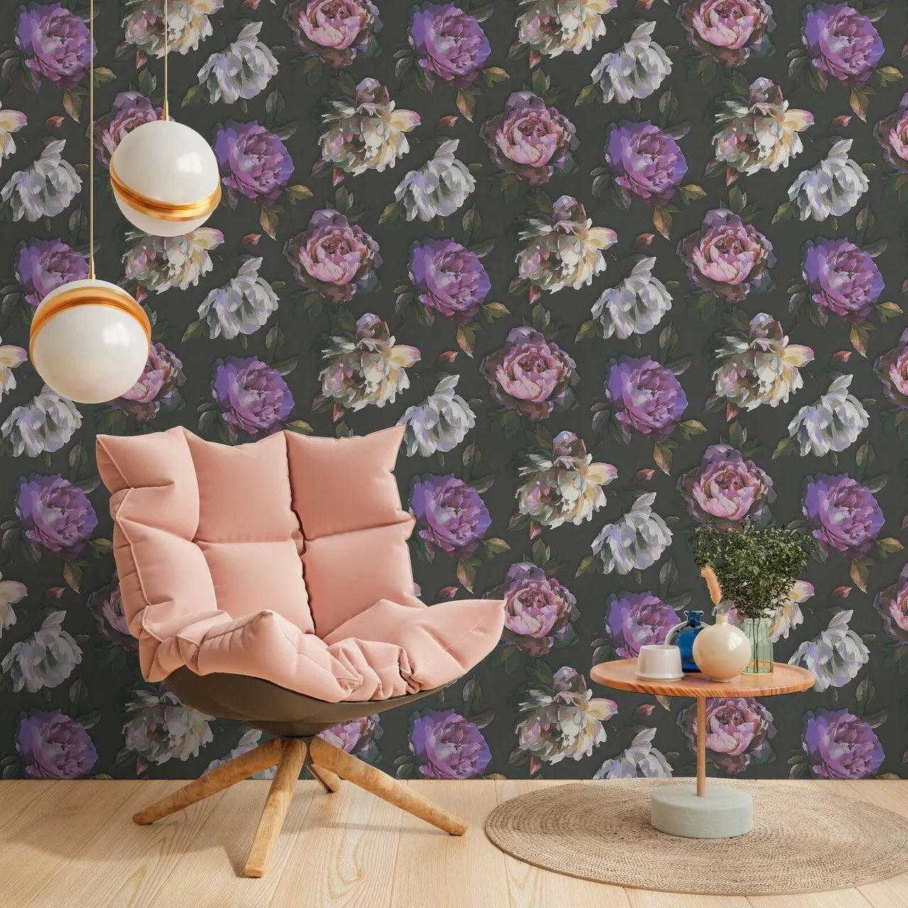 PintWalls II - Noir botanical wallpaper AS Creation
