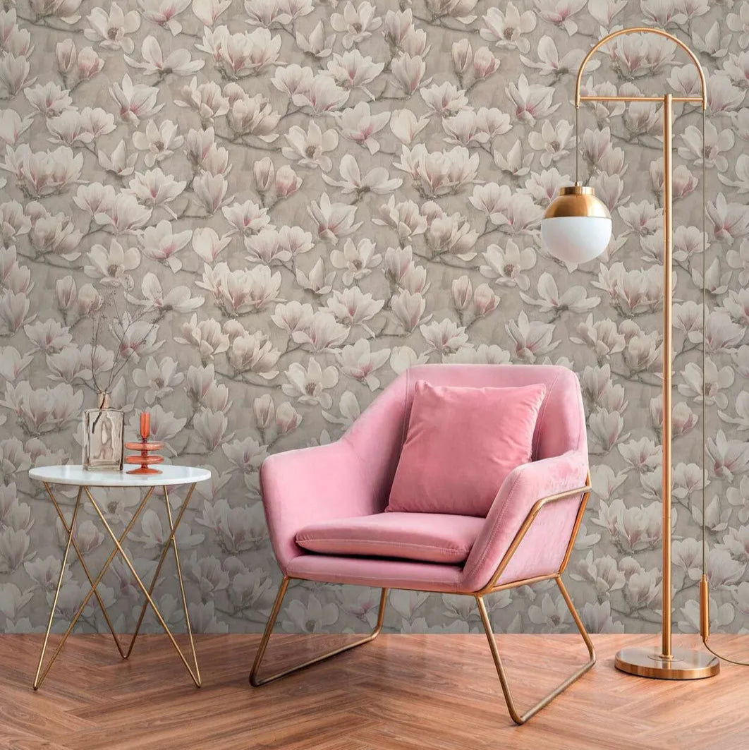 PintWalls II - Blush Blooms botanical wallpaper AS Creation
