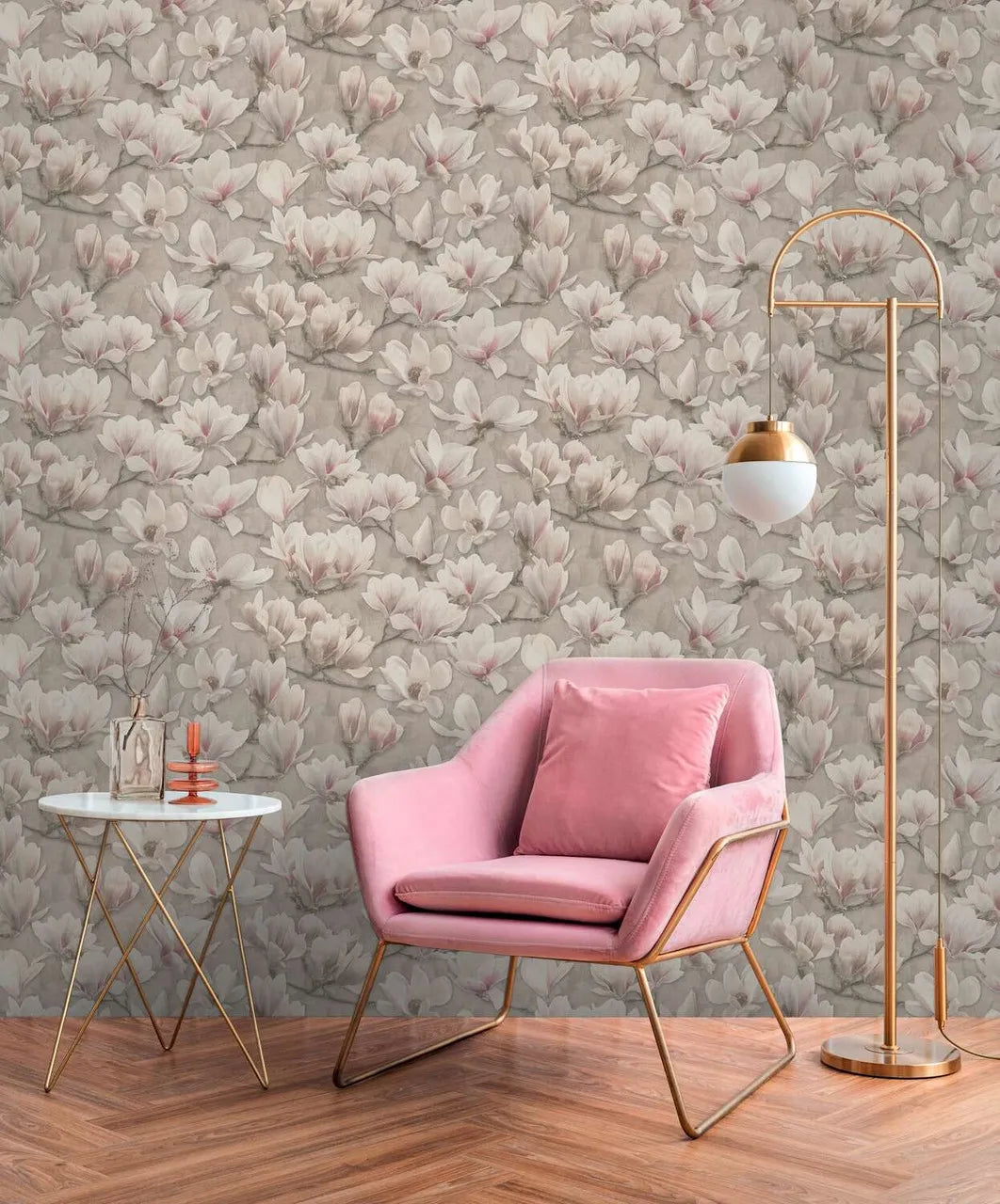 PintWalls II - Blush Blooms botanical wallpaper AS Creation