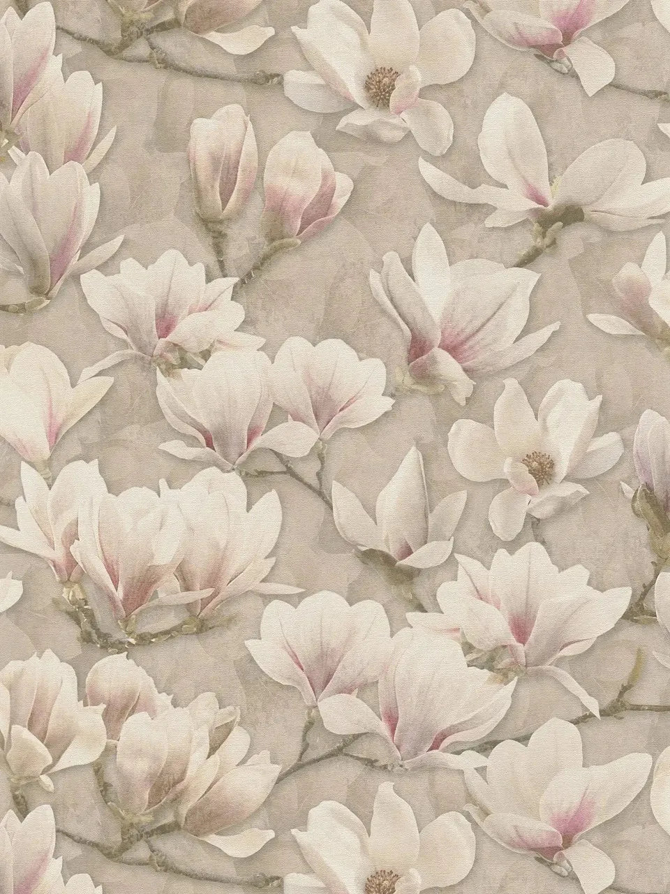 PintWalls II - Blush Blooms botanical wallpaper AS Creation Roll Beige 396101