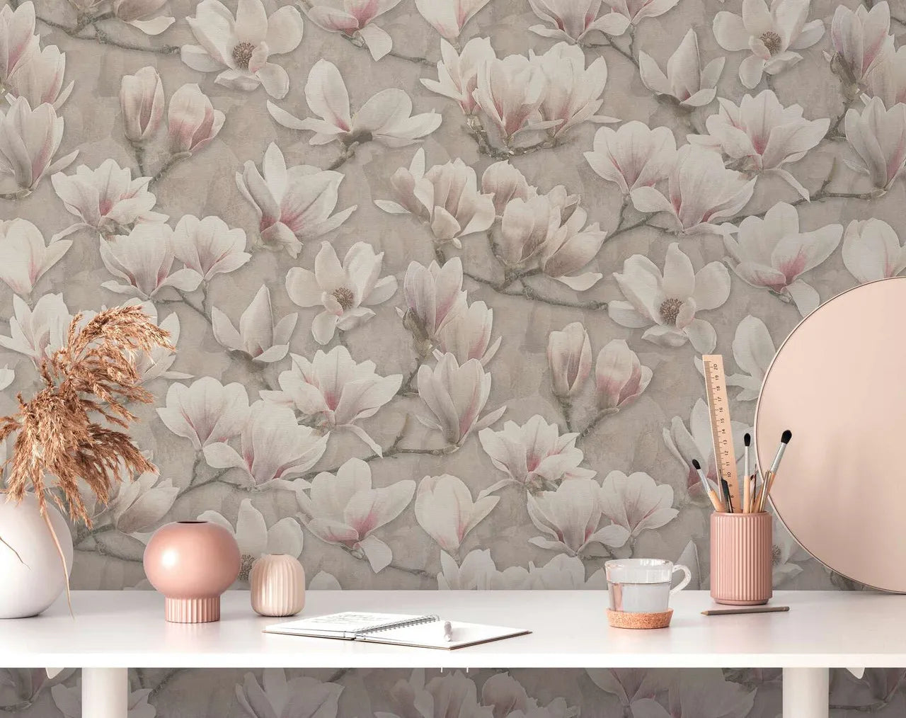 PintWalls II - Blush Blooms botanical wallpaper AS Creation