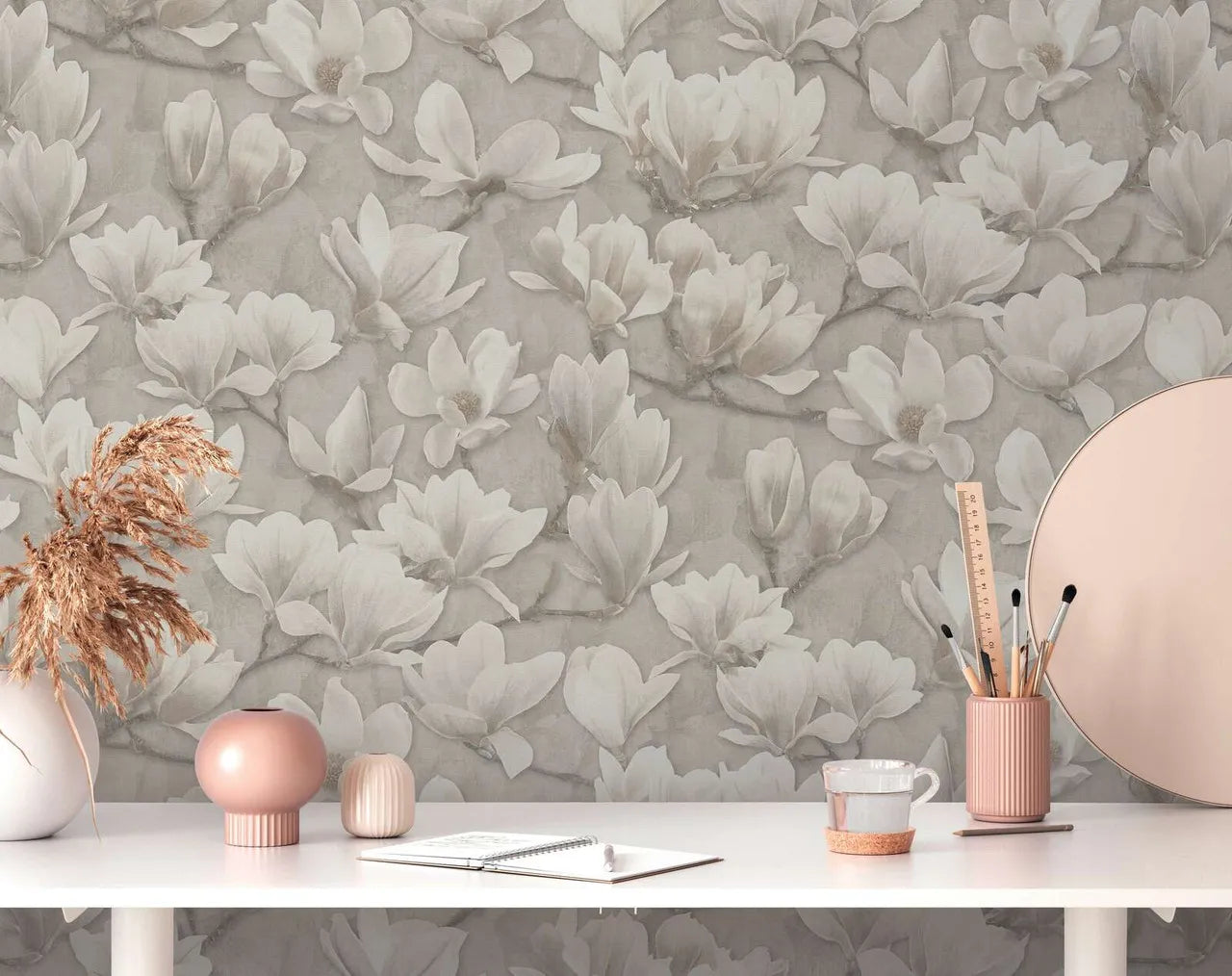 PintWalls II - Blush Blooms botanical wallpaper AS Creation