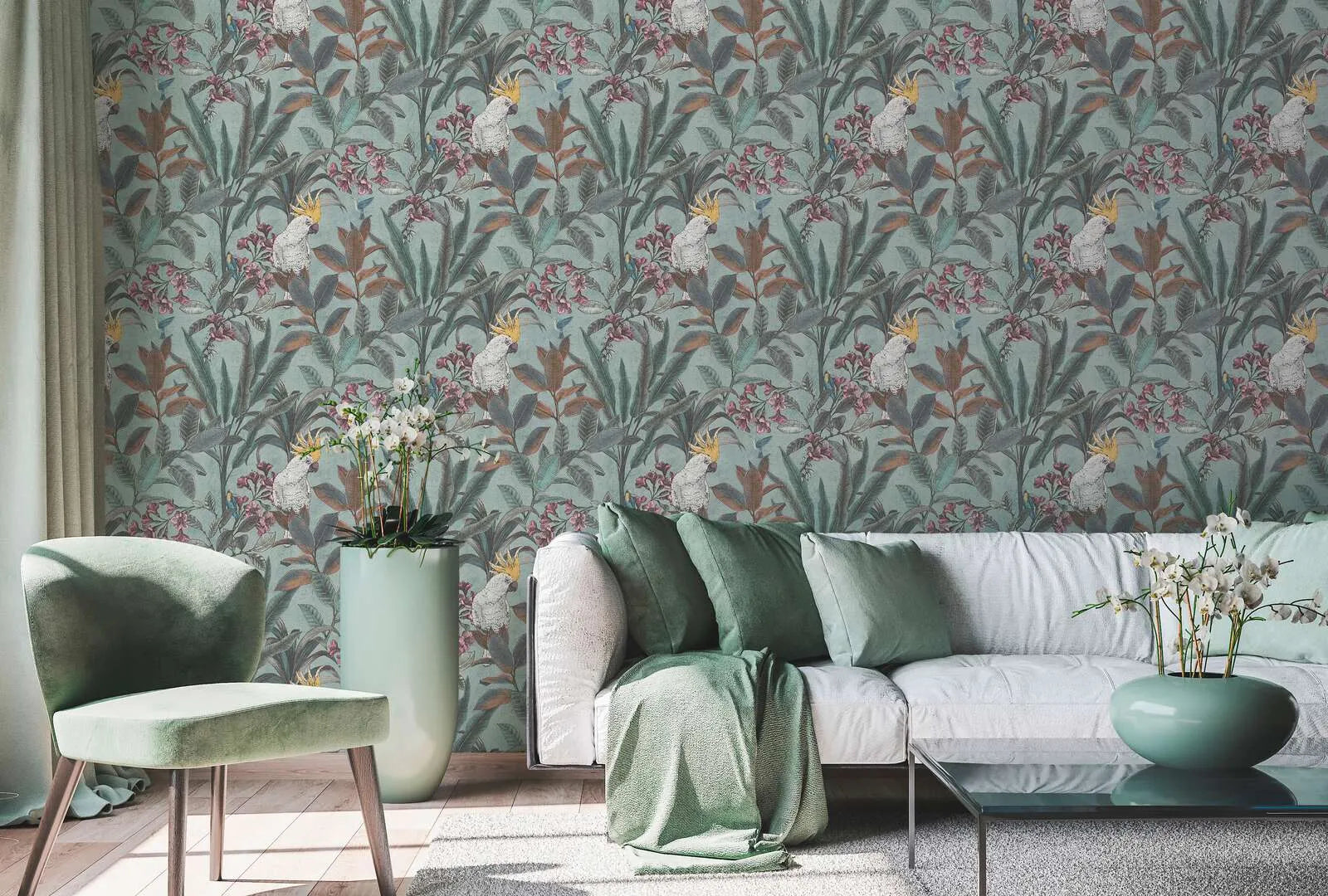 PintWalls II - Quiet Canopy botanical wallpaper AS Creation