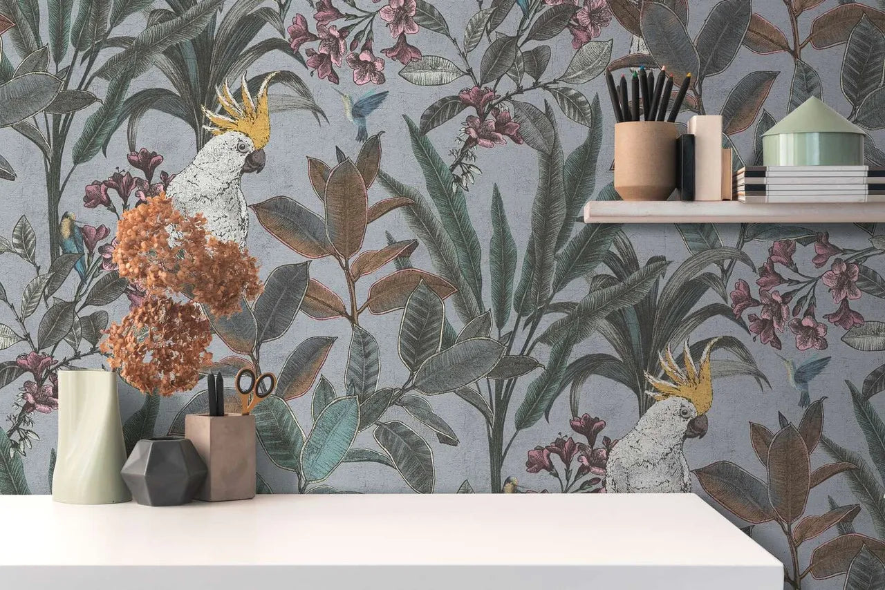 PintWalls II - Quiet Canopy botanical wallpaper AS Creation