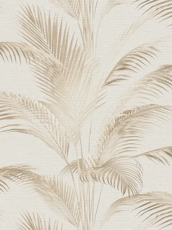 Michalsky 6 - Quiet Tropic botanical wallpaper AS Creation Roll Beige 399801