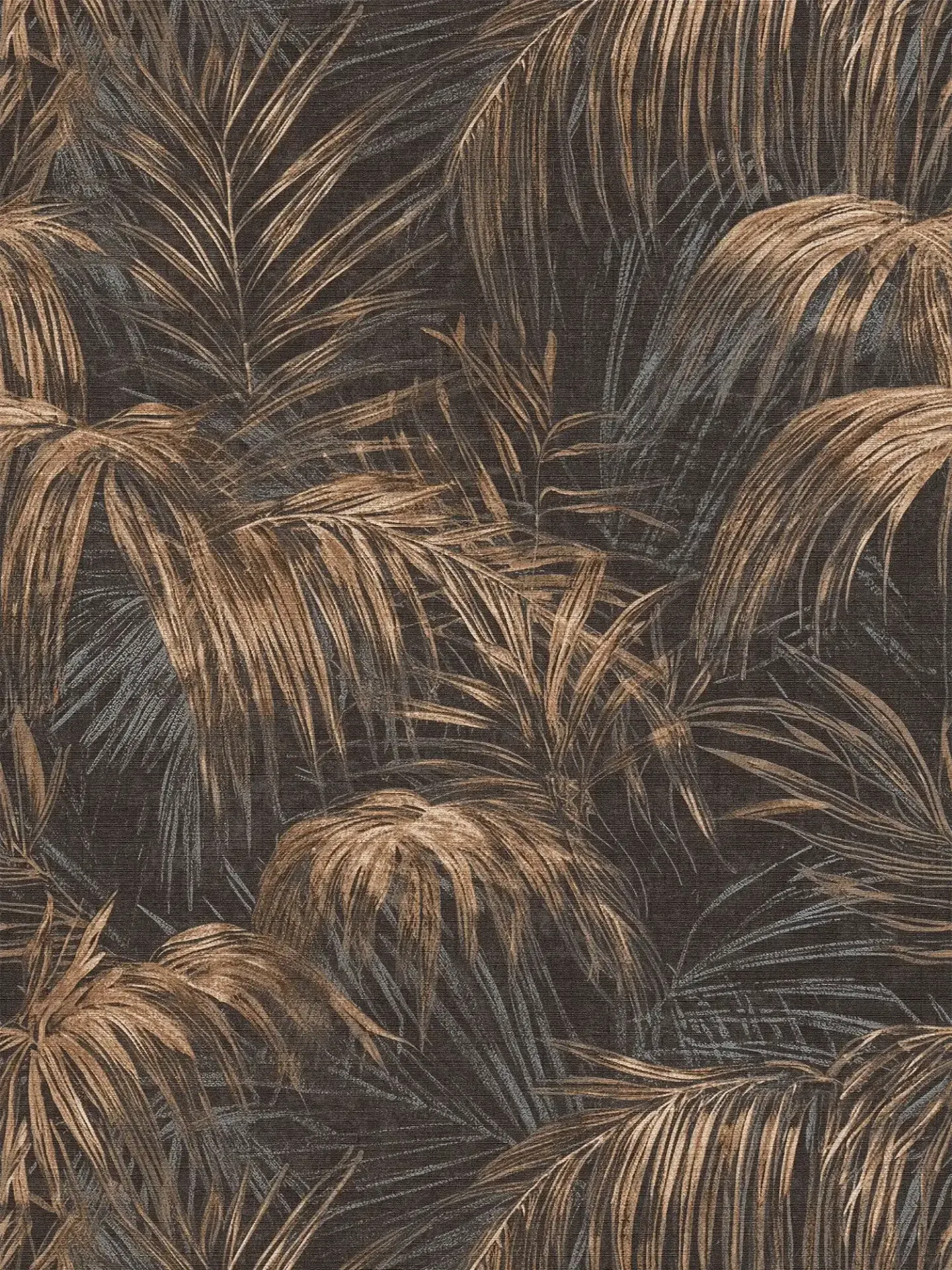 Michalsky 6 - Solara botanical wallpaper AS Creation Roll Black 399812