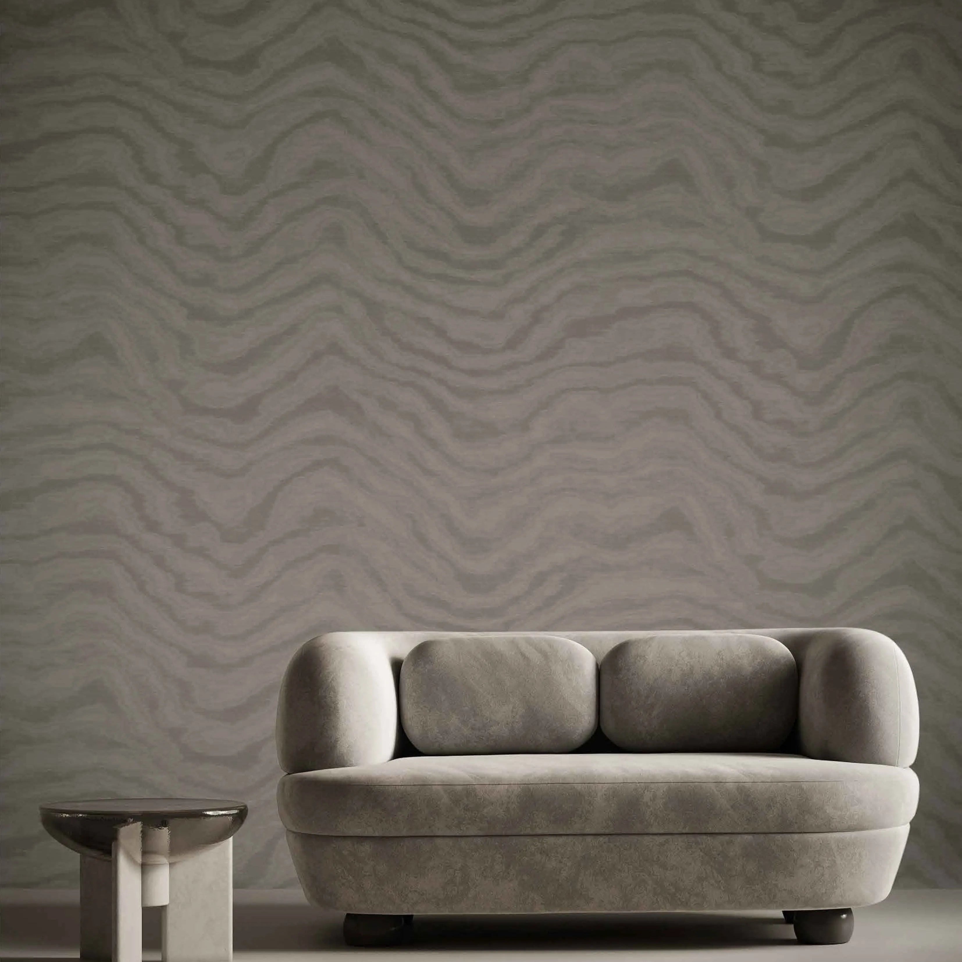 Aura - Moire textile wallpaper Parato