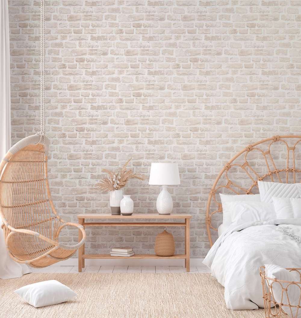 Natural Living - Natural Brick industrial wallpaper AS Creation    