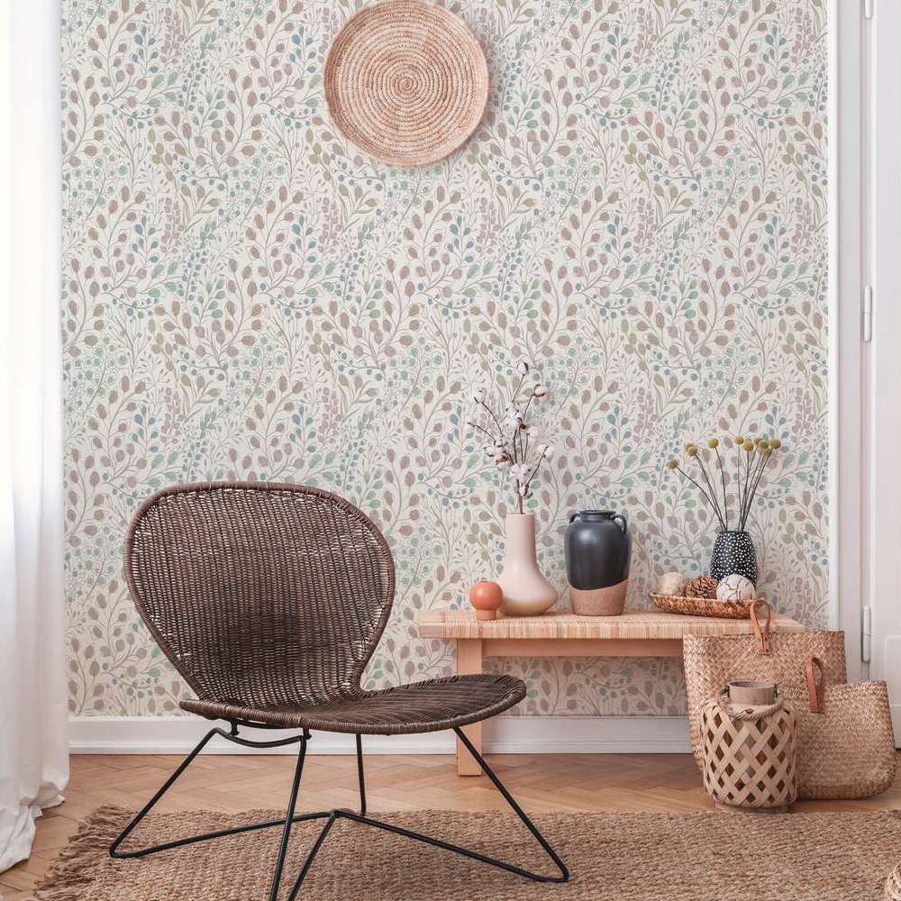 Attractive 2 - Trailing Flowers botanical wallpaper AS Creation    