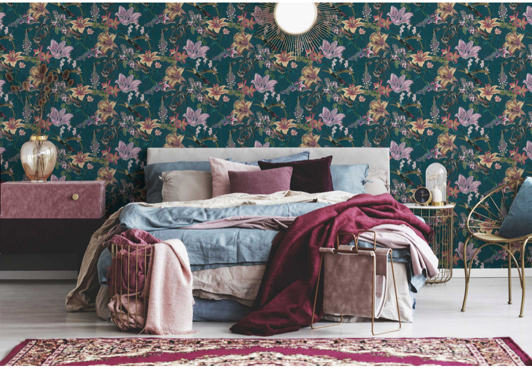 Jungle Chic - Trendy Botanicals botanical wallpaper AS Creation