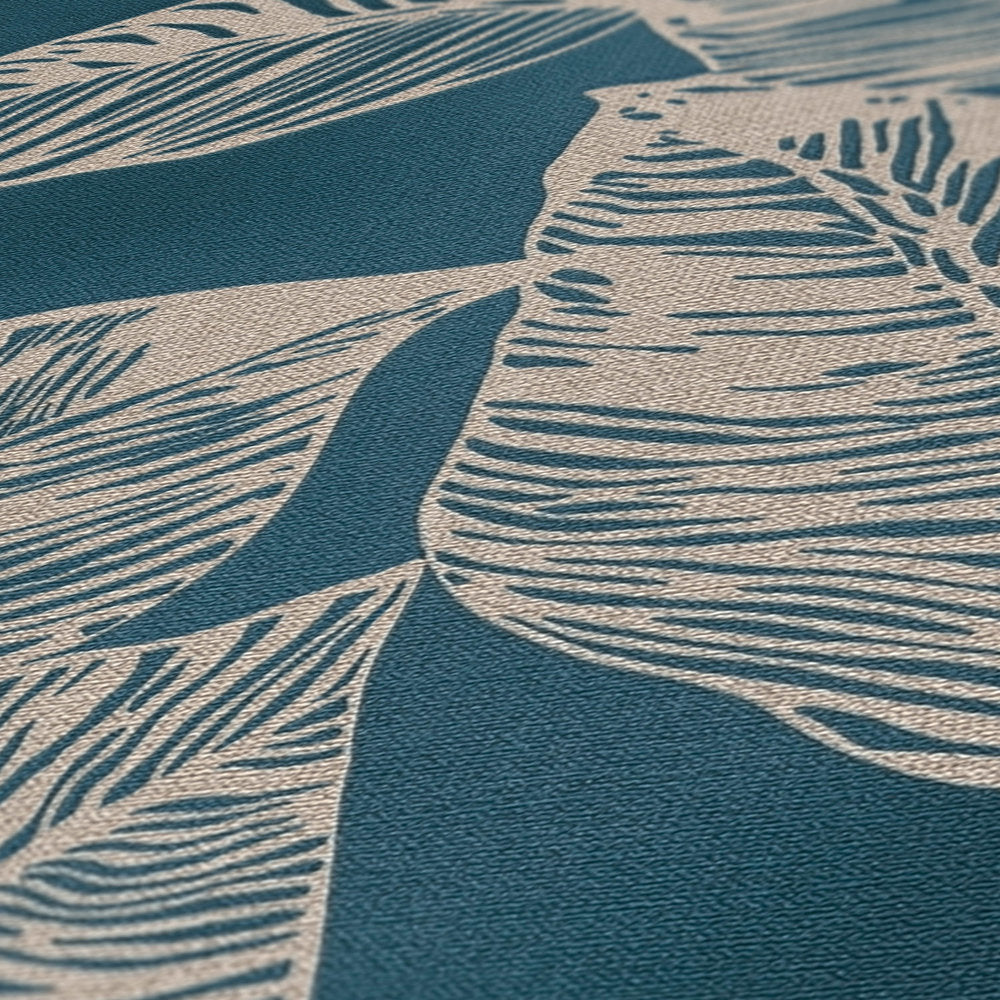 Natural Living - Large Leaf botanical wallpaper AS Creation    