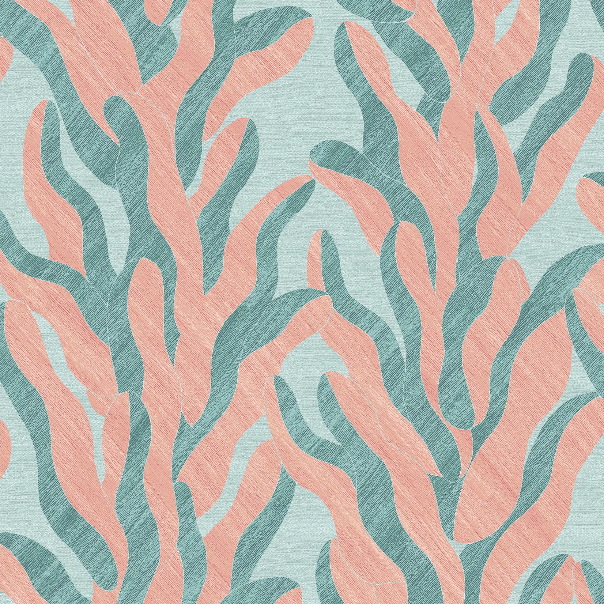 Raku - Ivy botanical wallpaper Hohenberger Roll Orange 65708