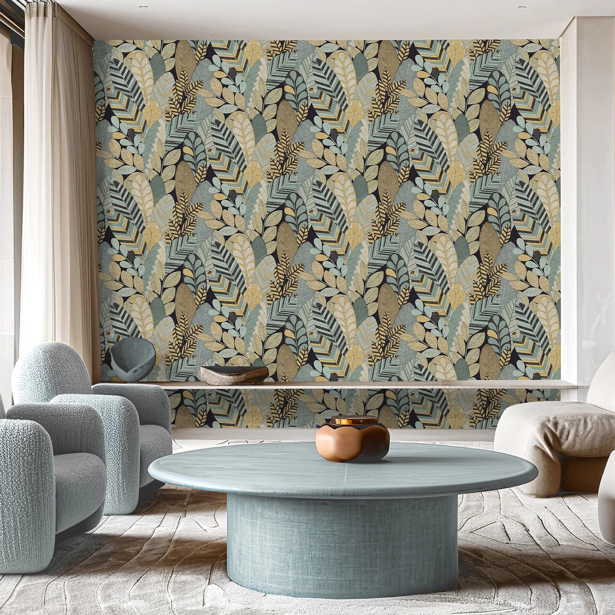 Raku - Cariba botanical wallpaper Hohenberger
