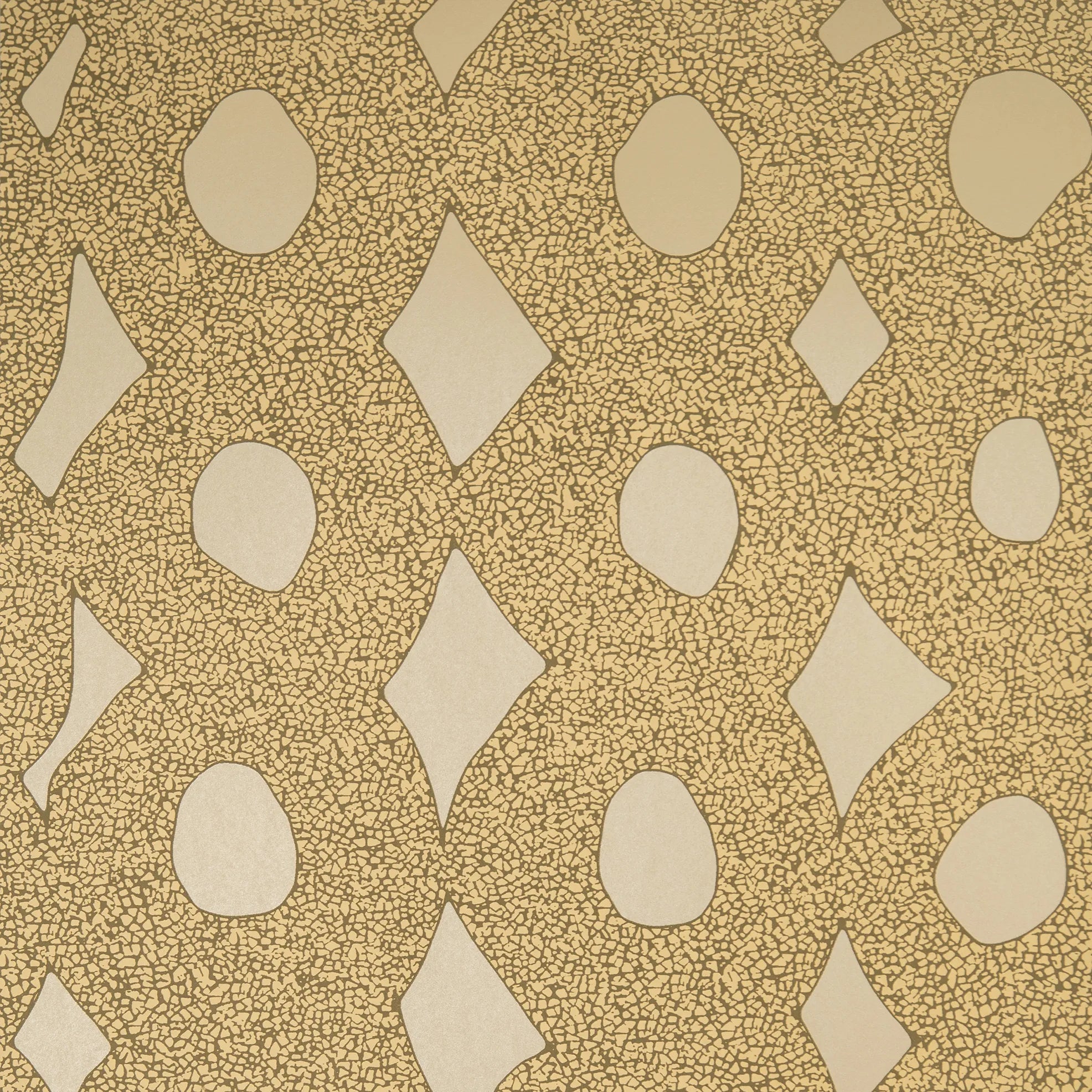 Raku - Talis geometric wallpaper Hohenberger Roll Gold 65736
