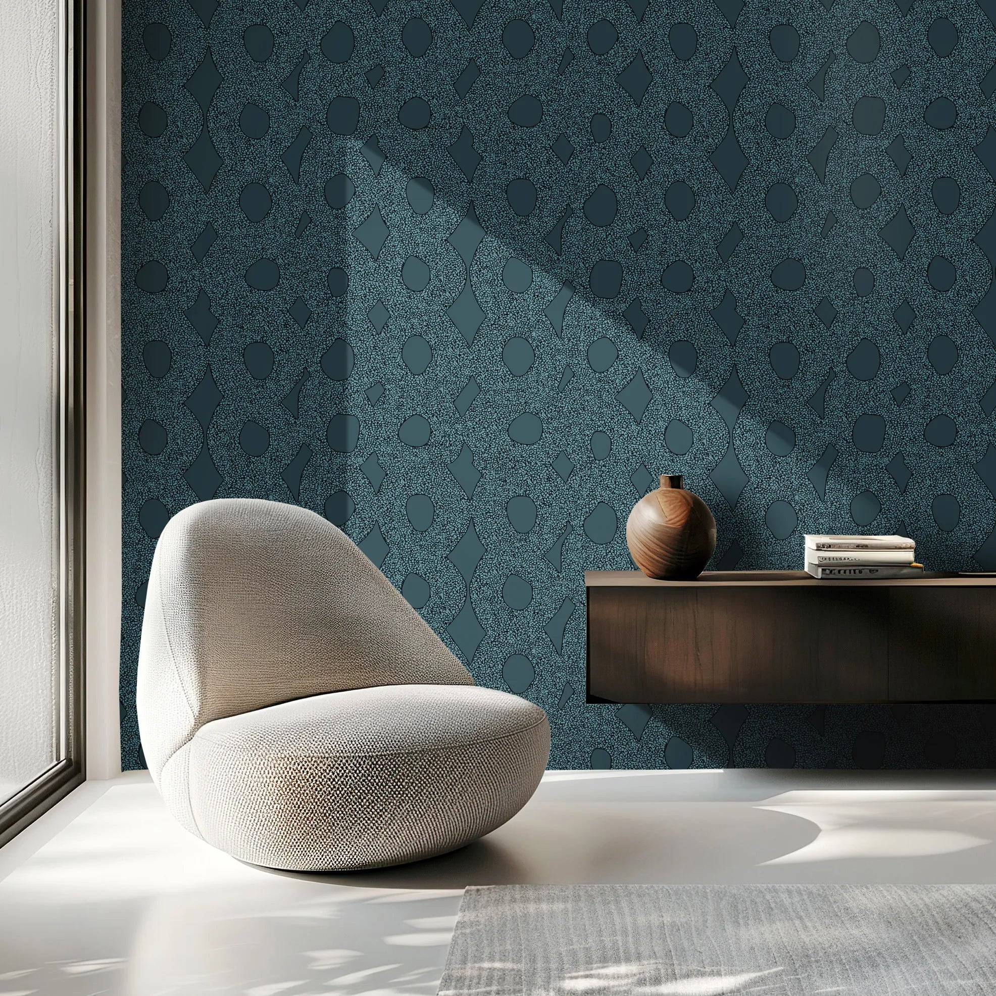 Raku - Talis geometric wallpaper Hohenberger