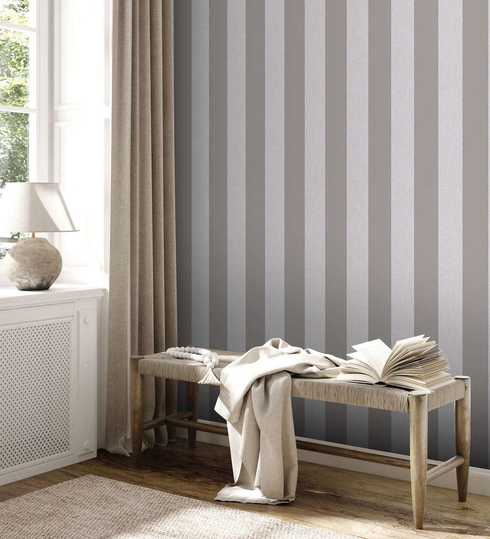 Attractive 2 - Broad Stripe stripe wallpaper AS Creation    