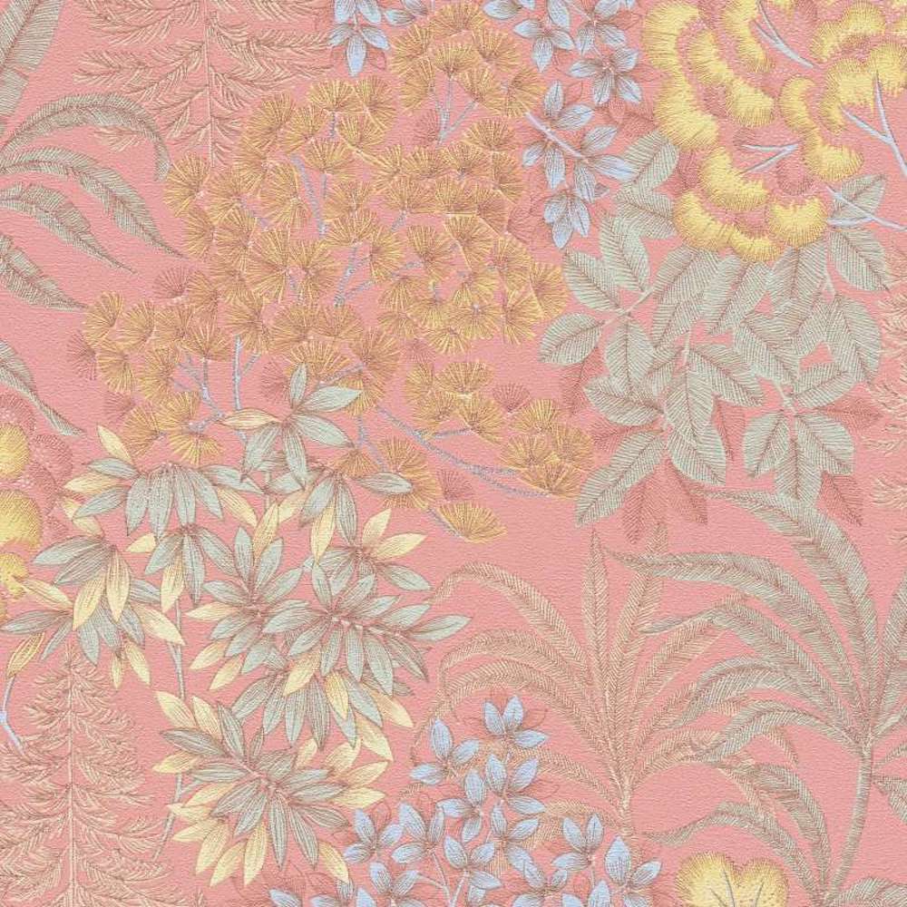 Metropolitan Stories 3 - Magic Garden botanical wallpaper AS Creation Roll Pink  391284