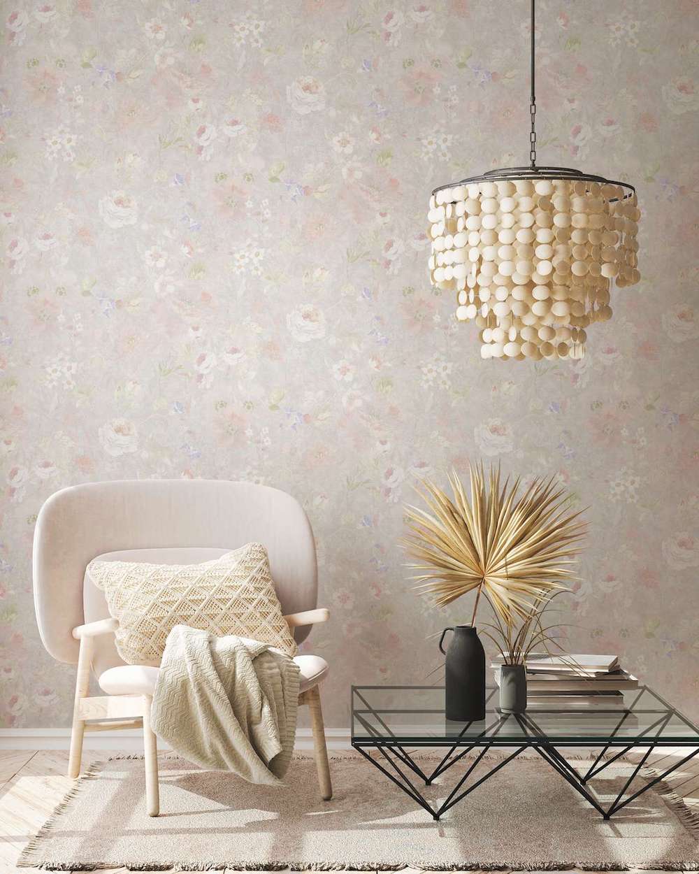 Natural Living - Flower Garden botanical wallpaper AS Creation    