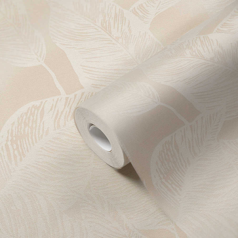Natural Living - Large Leaf botanical wallpaper AS Creation    
