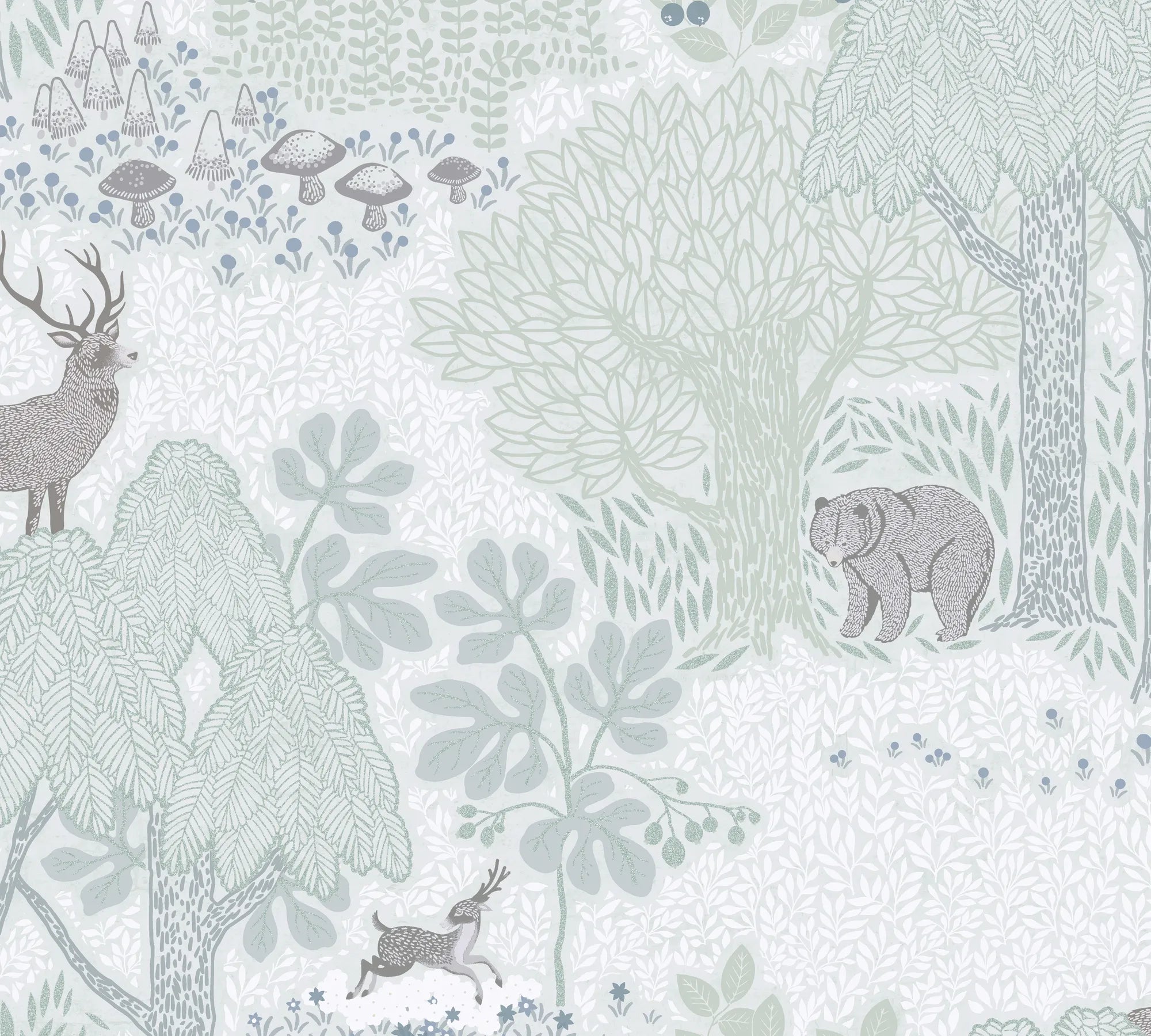 Lilly & Luis - Woods kids wallpaper AS Creation
