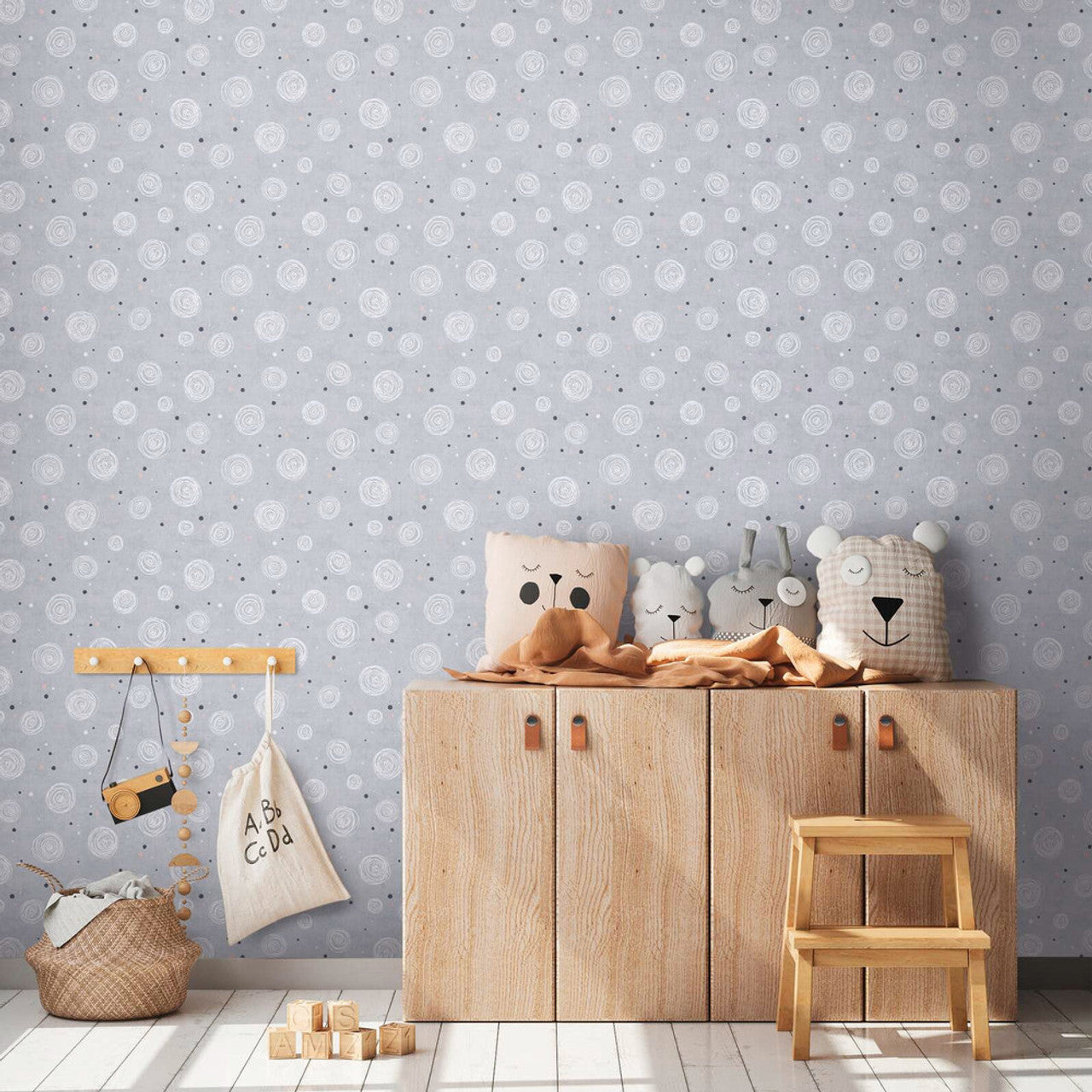 Lilly & Luis - Swirls kids wallpaper AS Creation