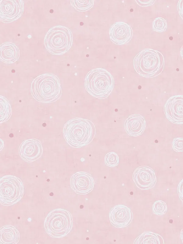 Lilly & Luis - Swirls kids wallpaper AS Creation Roll Pink 771392