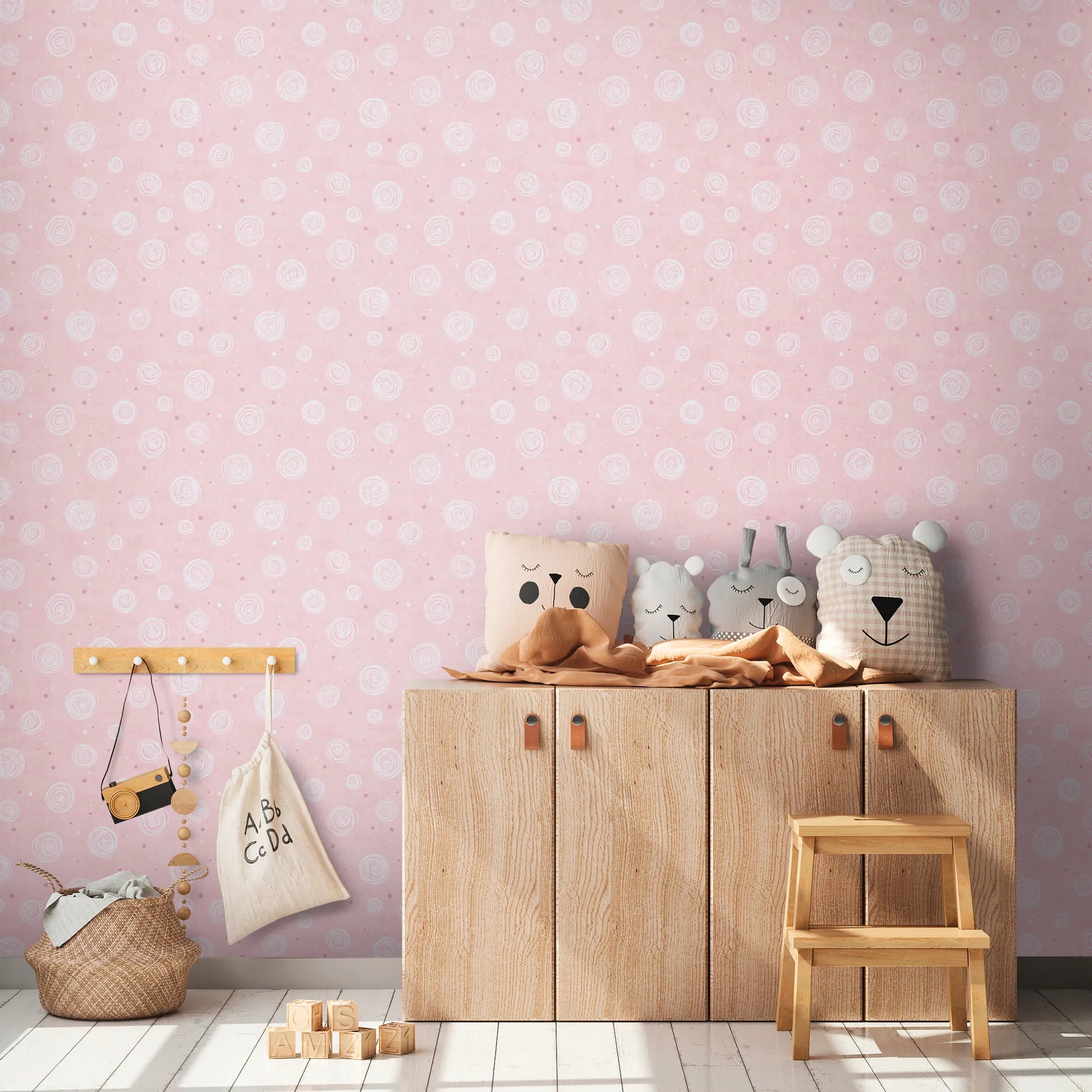 Lilly & Luis - Swirls kids wallpaper AS Creation