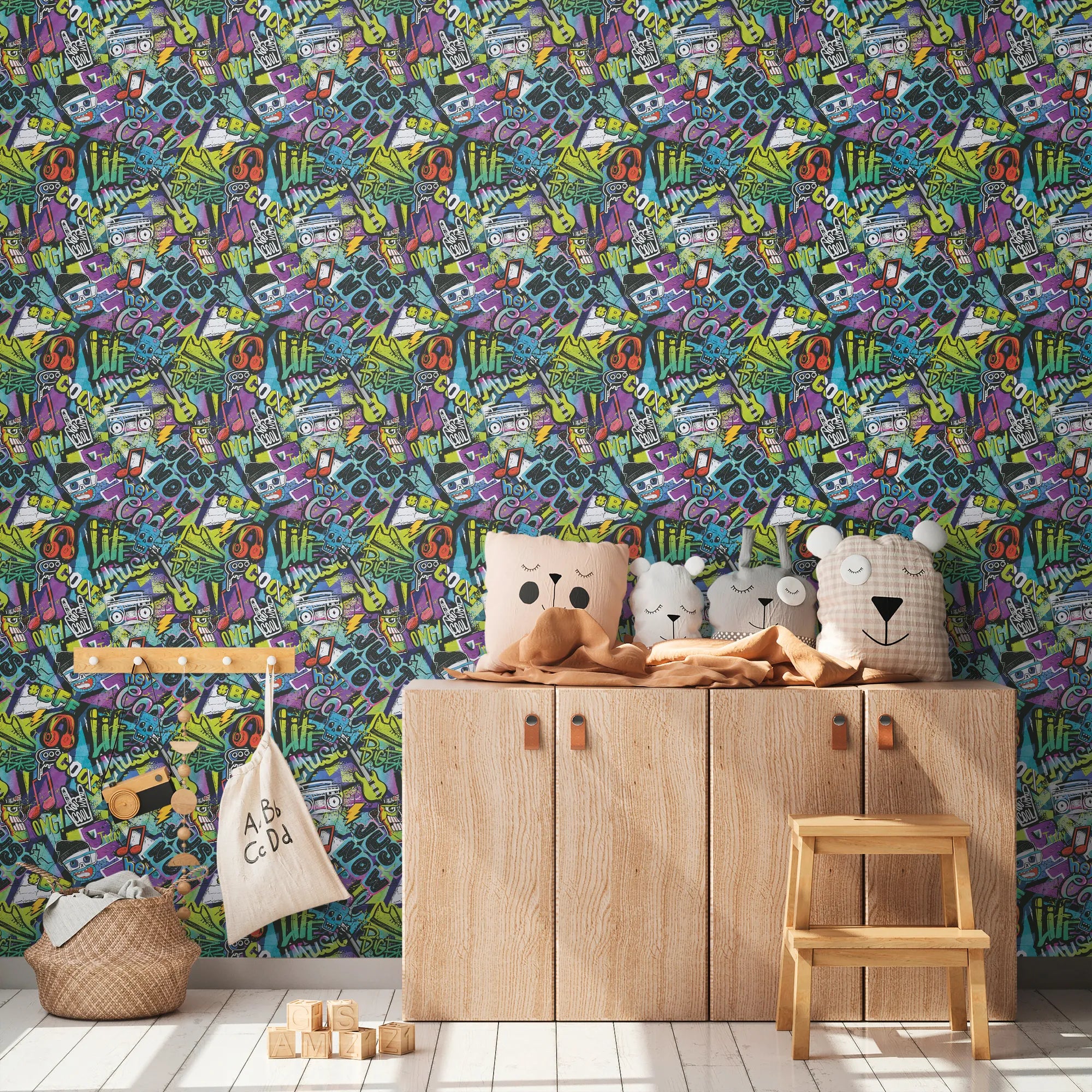 Lilly & Luis - Sketch kids wallpaper AS Creation