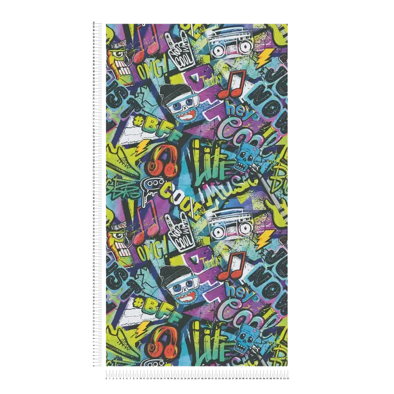 Lilly & Luis - Sketch kids wallpaper AS Creation