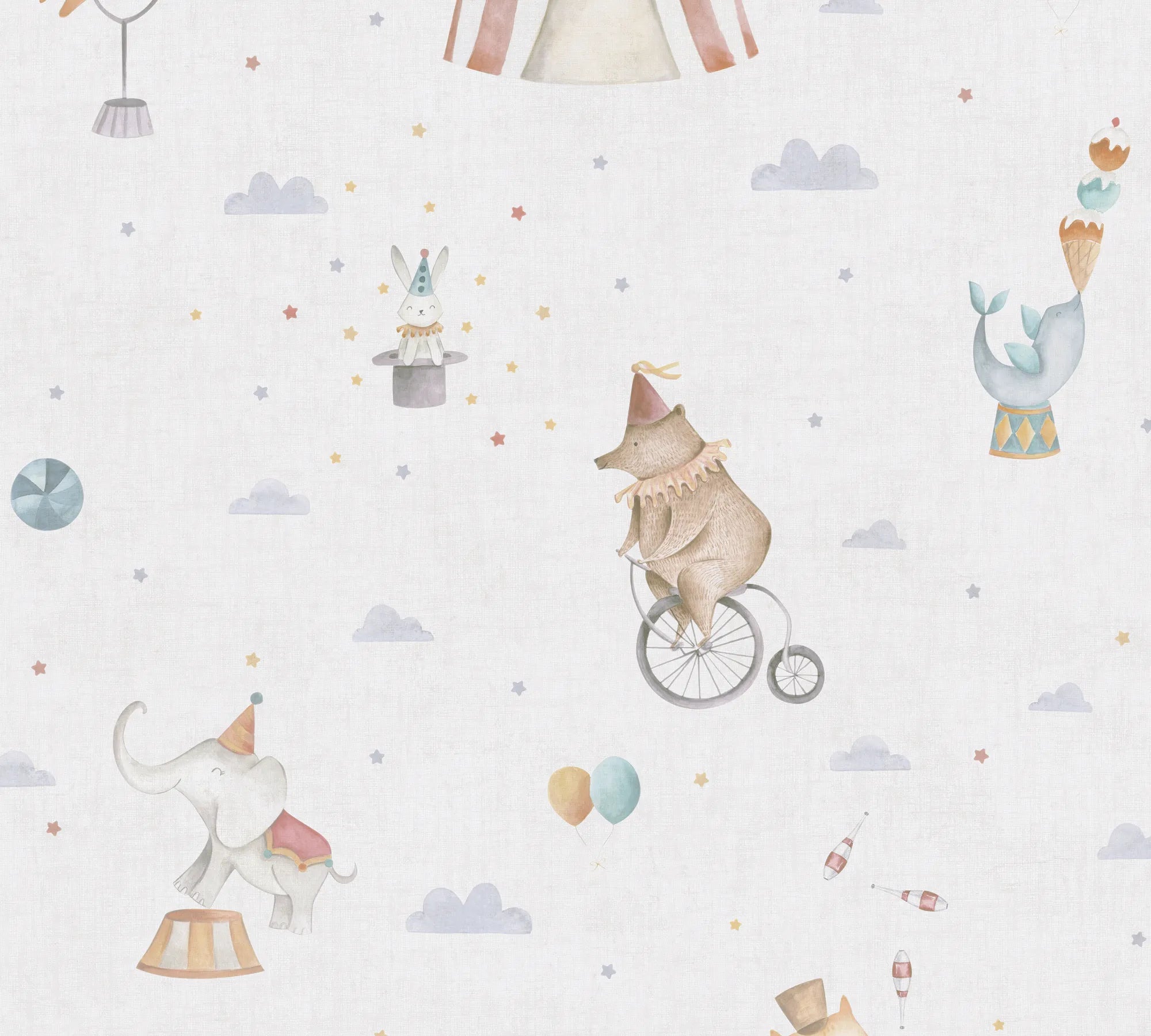 Lilly & Luis - Carousel kids wallpaper AS Creation Roll 771481