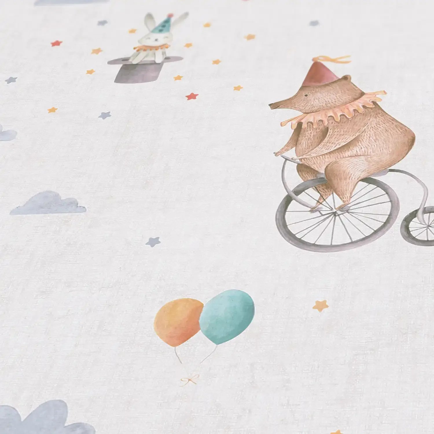 Lilly & Luis - Carousel kids wallpaper AS Creation