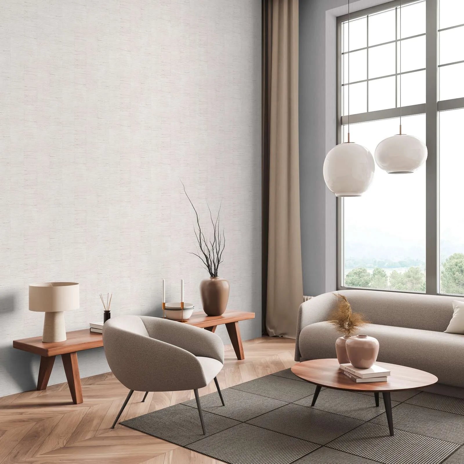 Daniel Hechter 7 - Loftwood plain wallpaper AS Creation
