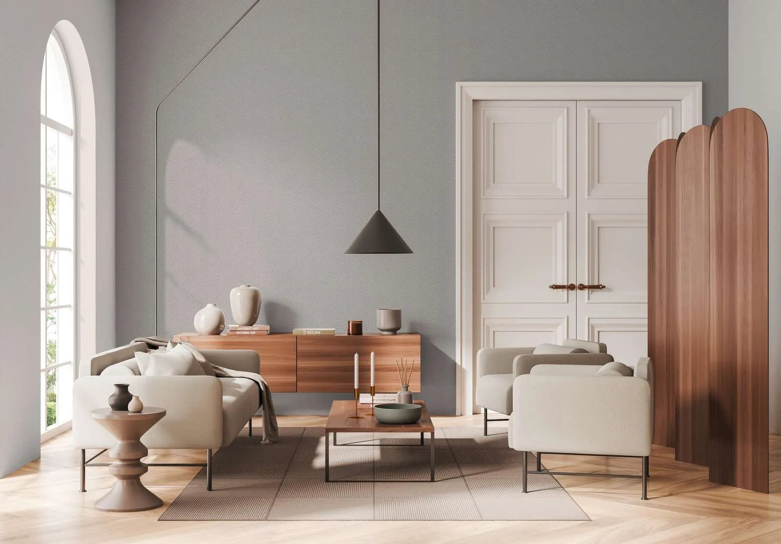 Daniel Hechter 7 - Weave art deco wallpaper AS Creation