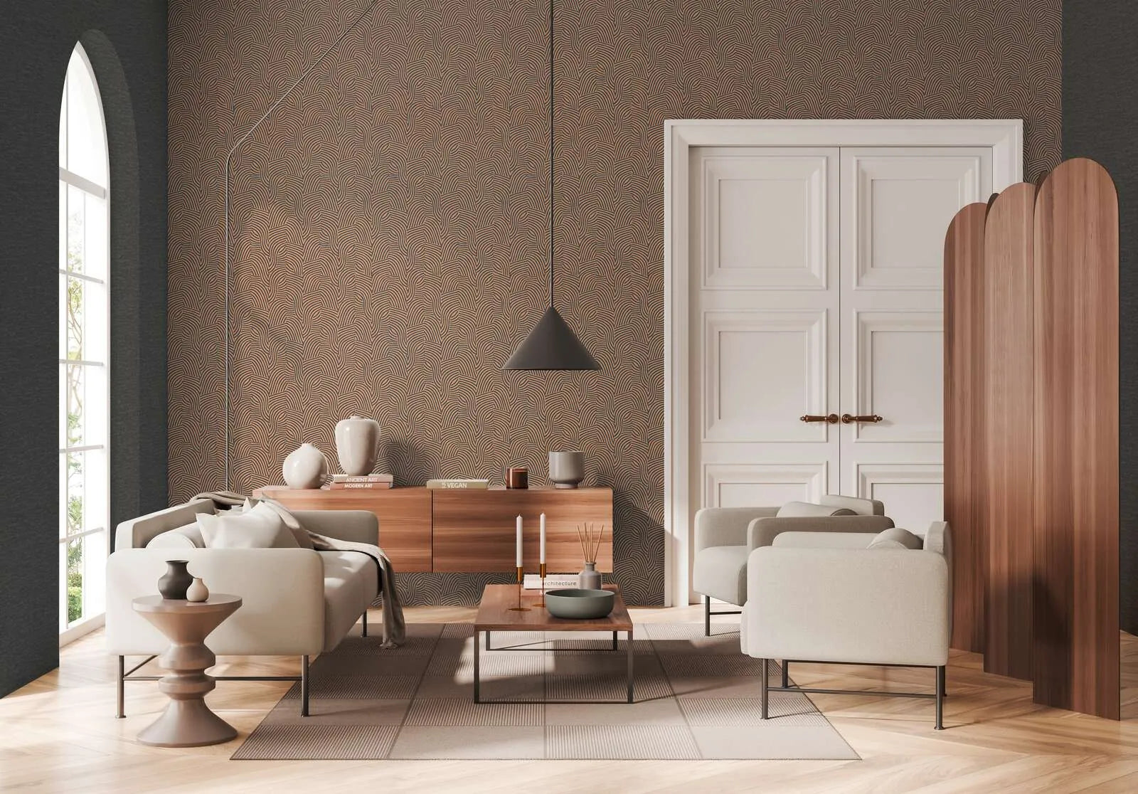 Daniel Hechter 7 - Weave art deco wallpaper AS Creation