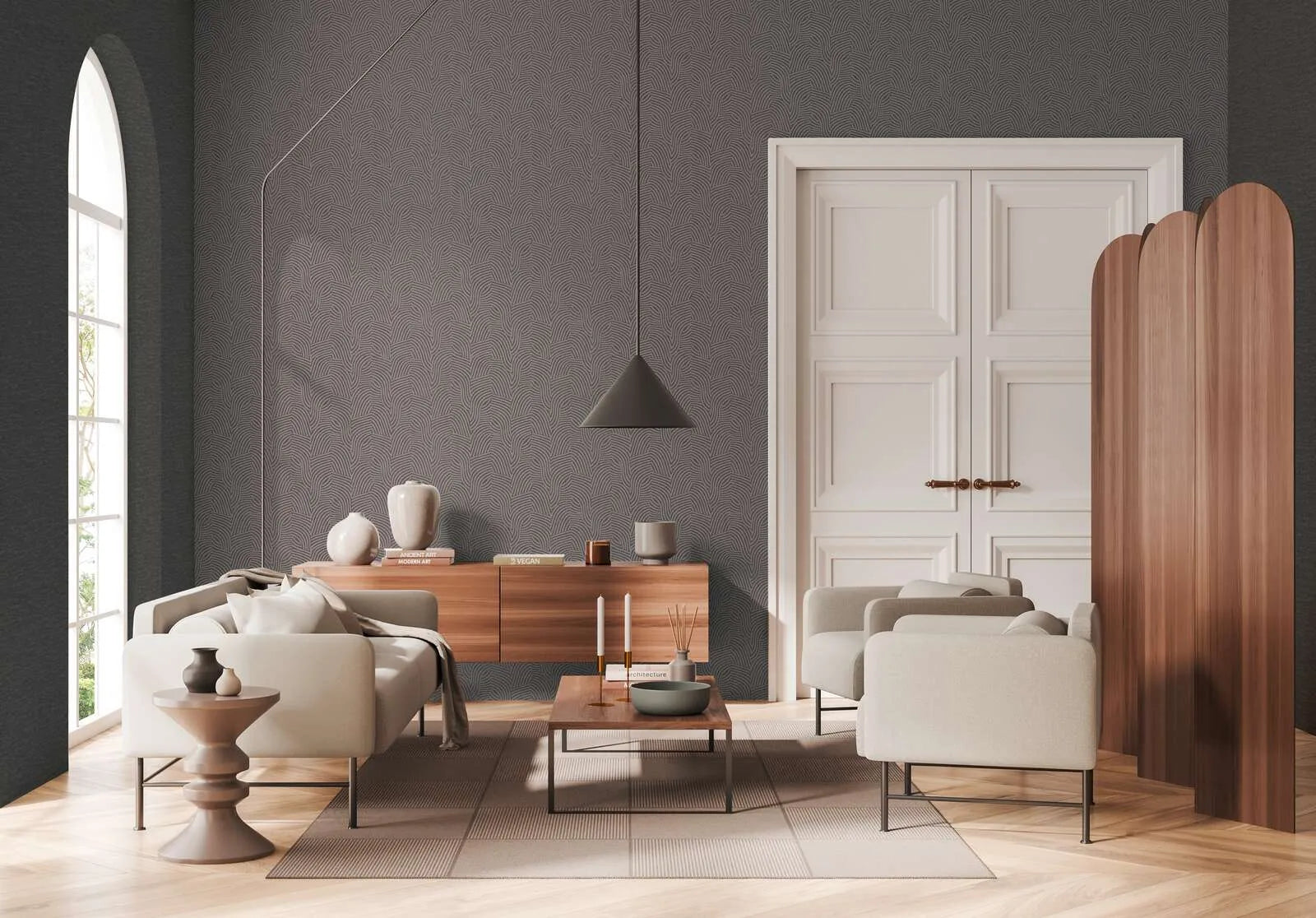 Daniel Hechter 7 - Weave art deco wallpaper AS Creation