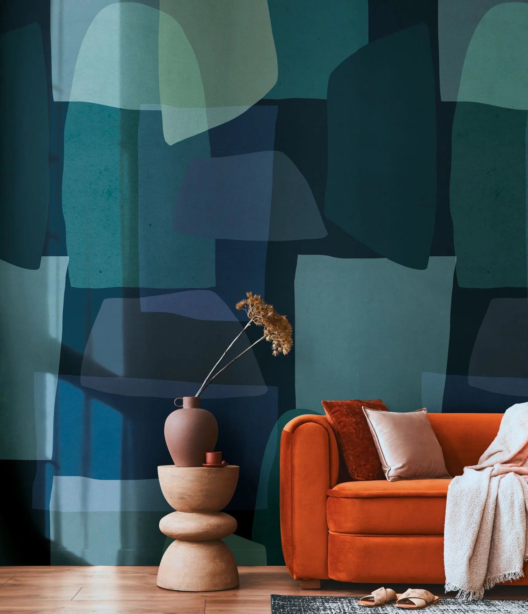 Anna D'Andrea - Tonal Form geometric wallpaper AS Creation