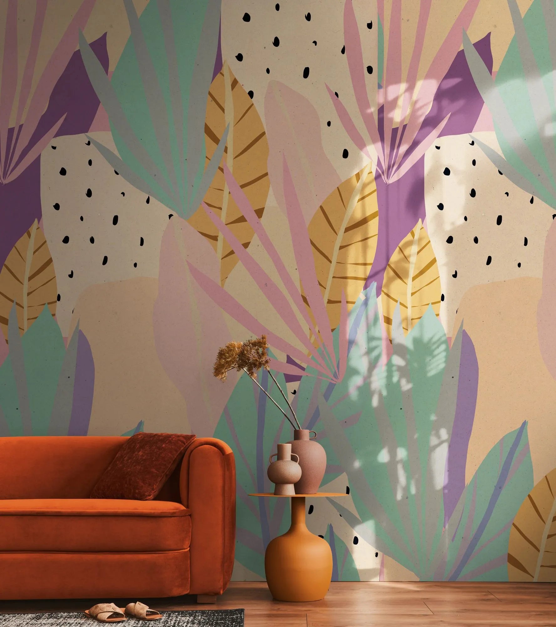 Anna D'Andrea - Tropical Muse botanical wallpaper AS Creation
