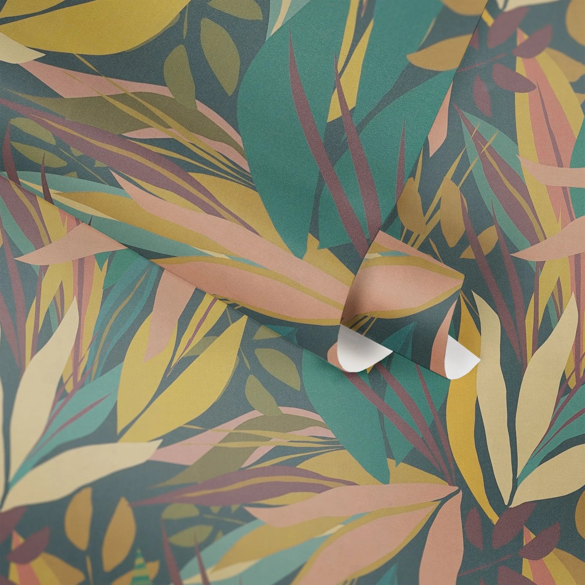 Anna D'Andrea - Leaf Mosaic botanical wallpaper AS Creation