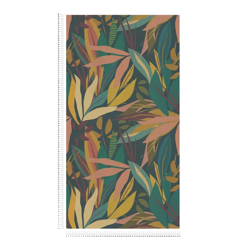 Anna D'Andrea - Leaf Mosaic botanical wallpaper AS Creation