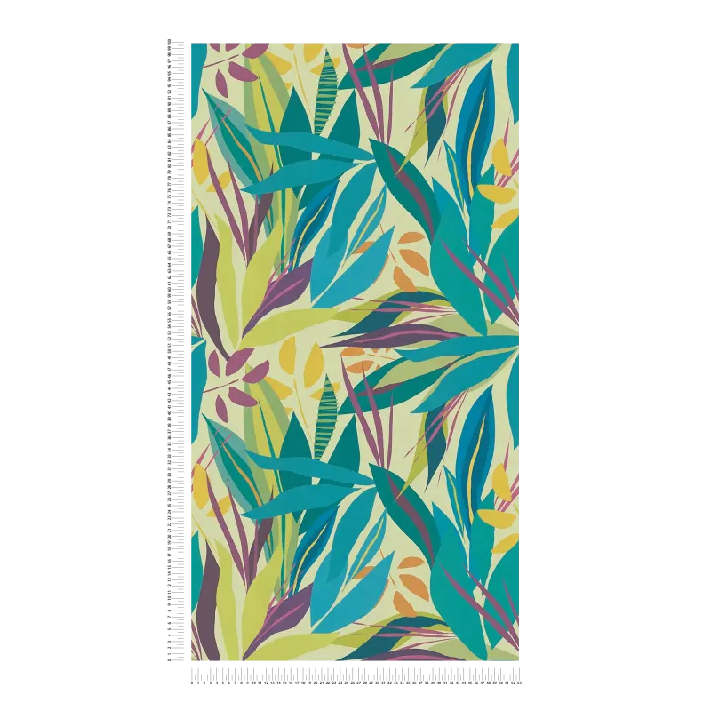 Anna D'Andrea - Leaf Mosaic botanical wallpaper AS Creation