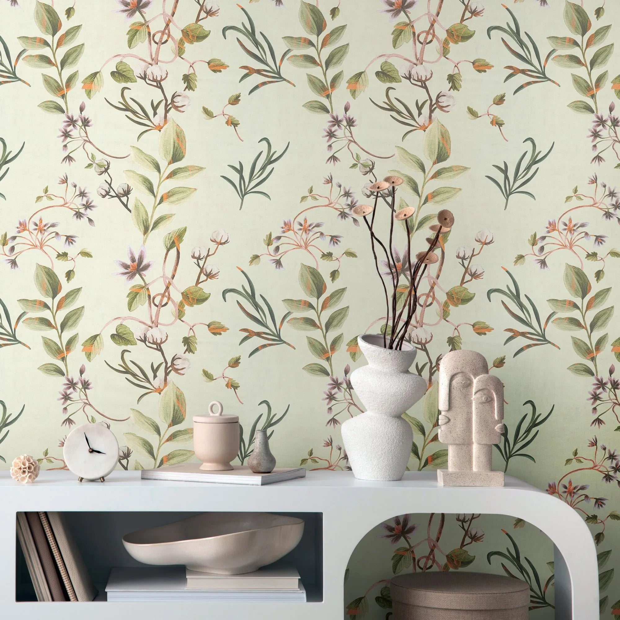 Anna D'Andrea - Heritage Vine botanical wallpaper AS Creation