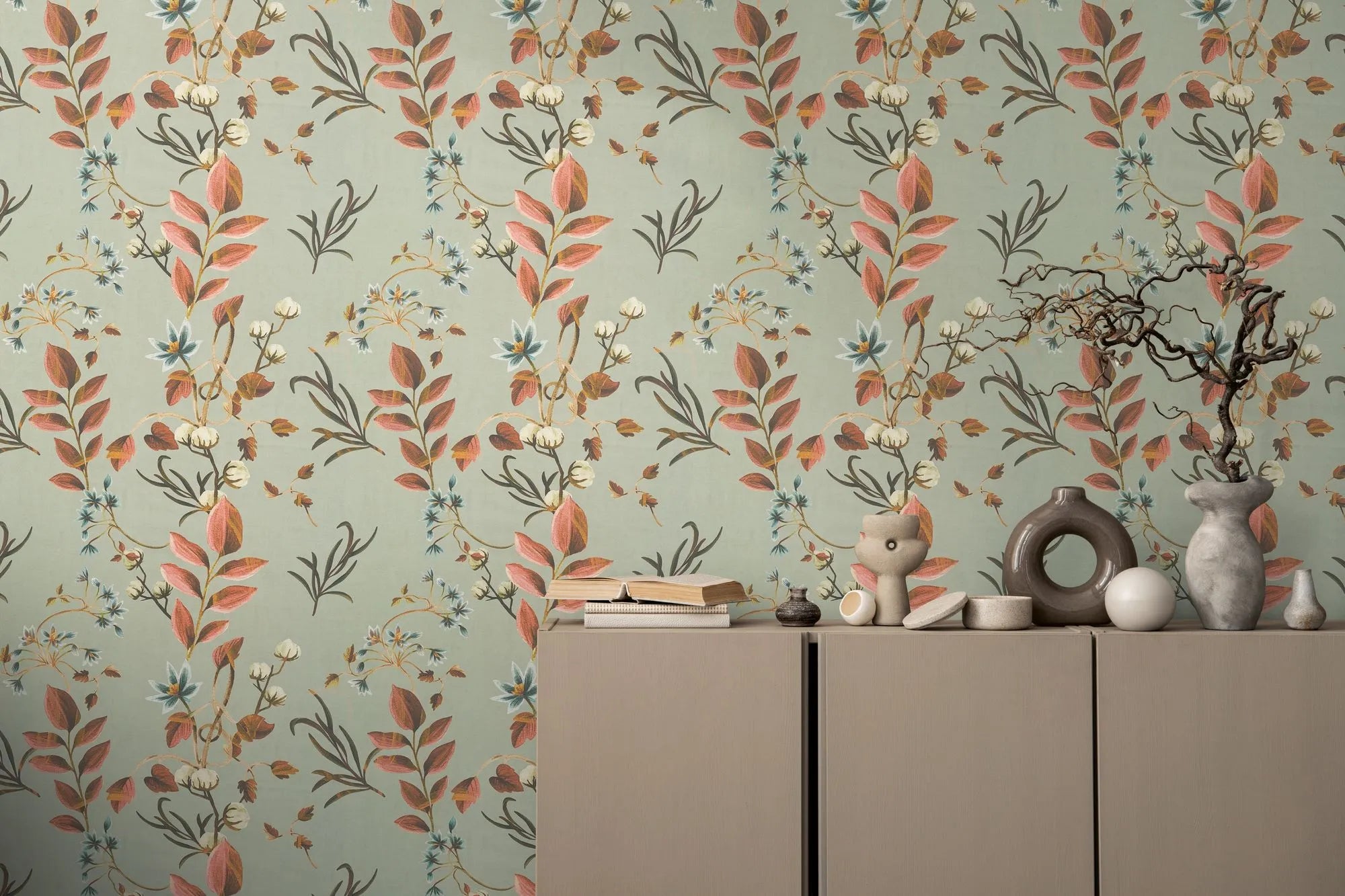 Anna D'Andrea - Heritage Vine botanical wallpaper AS Creation