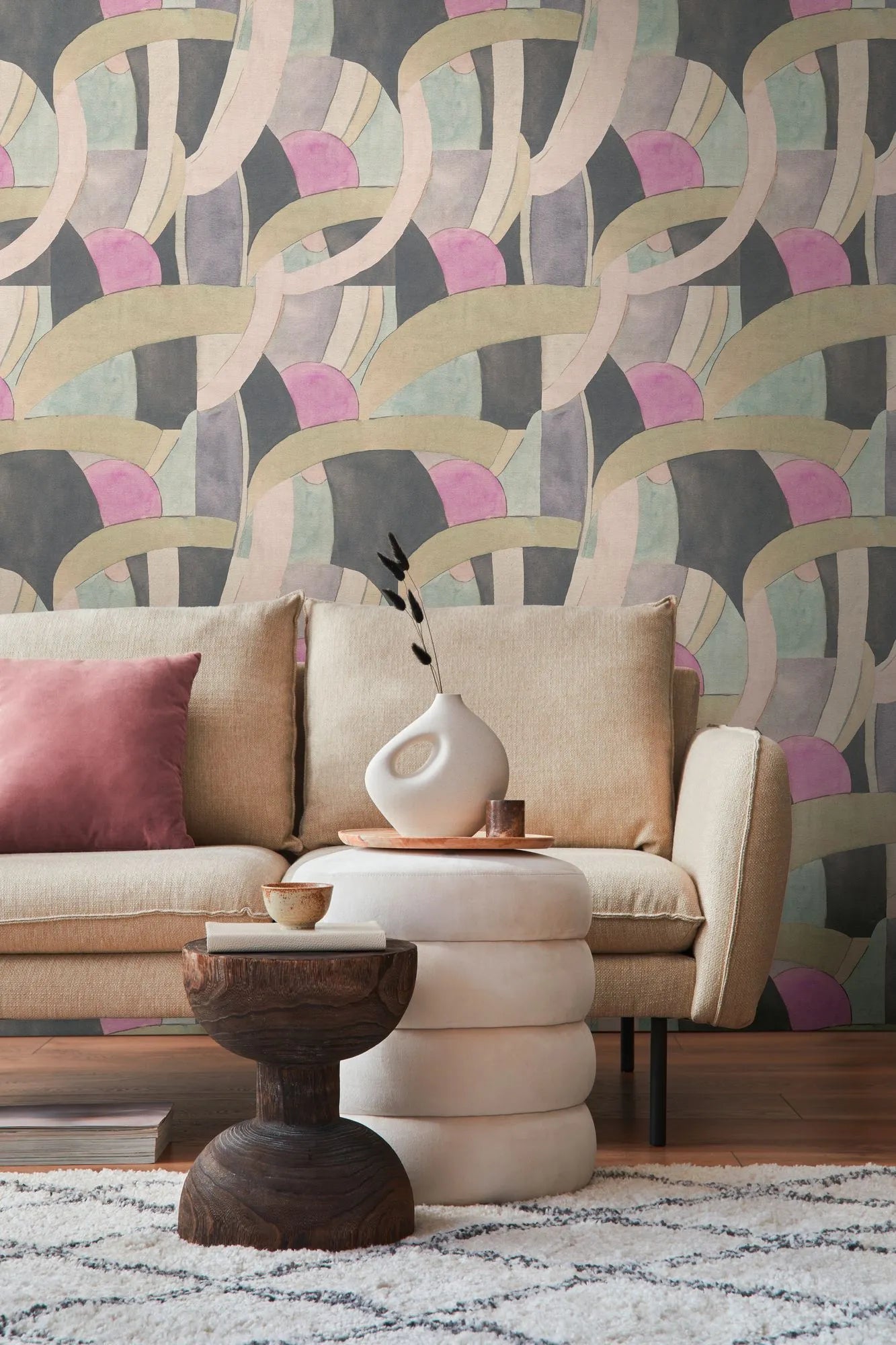 Anna D'Andrea - Painted Drift bold wallpaper AS Creation