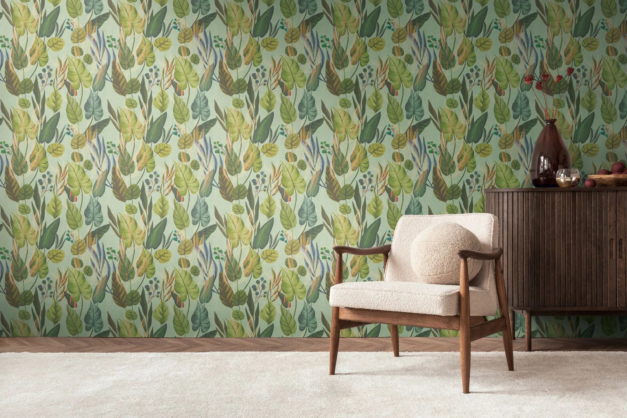 Anna D'Andrea - Tropical Breeze botanical wallpaper AS Creation